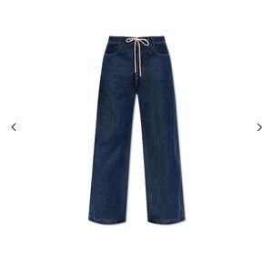 Munthe Obey Drawstring Wide-Leg Jeans